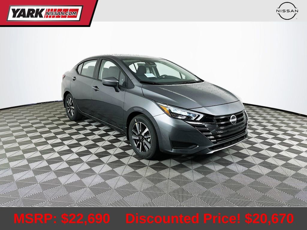 New 2025 Nissan Versa SV w/ Trunk Package
