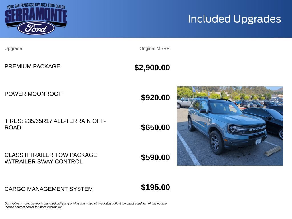 Used 2023 Ford Bronco Sport Badlands w/ Premium Package AWD/4WD image 16