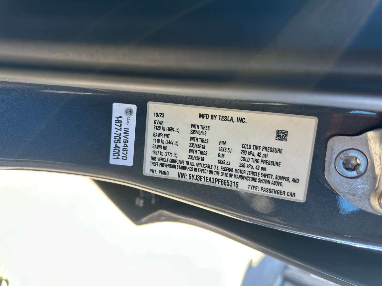 Used 2023 Tesla Model 3 Standard Range RWD image 27