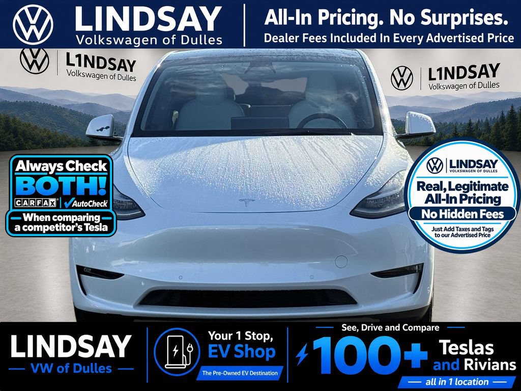 Used 2021 Tesla Model Y Long Range AWD/4WD image 2