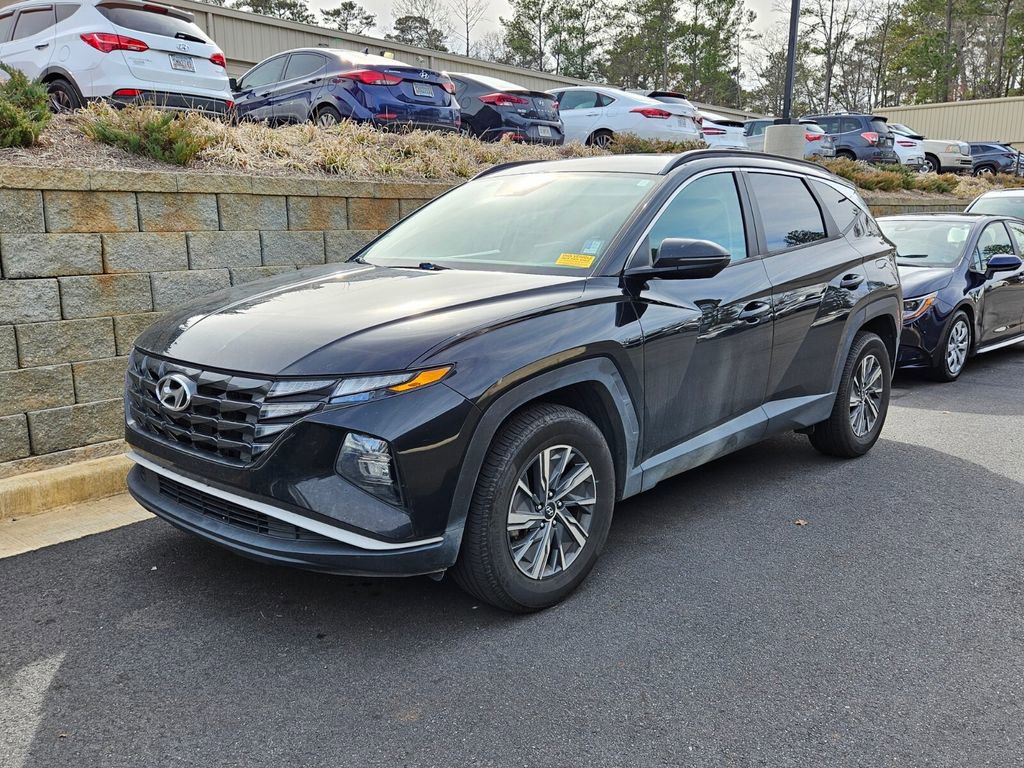 Used 2022 Hyundai Tucson Blue image 1