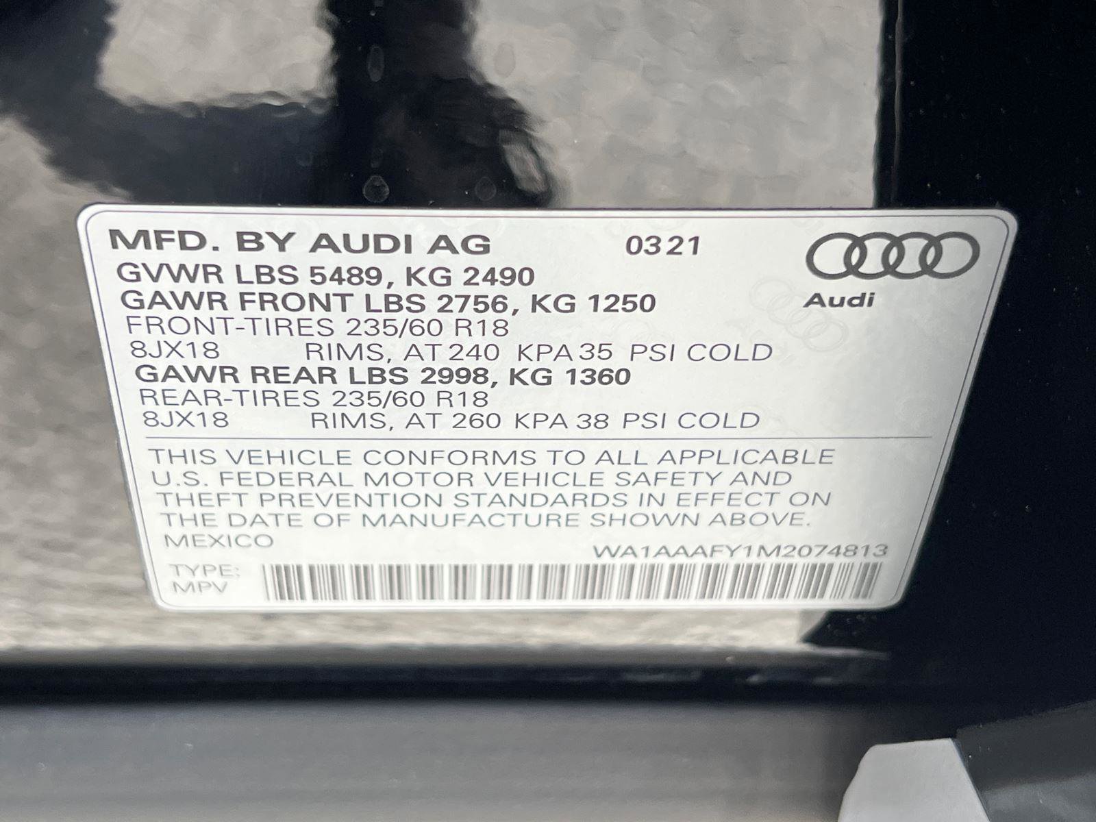 Used 2021 Audi Q5 2.0T Premium w/ Convenience Package AWD/4WD image 34