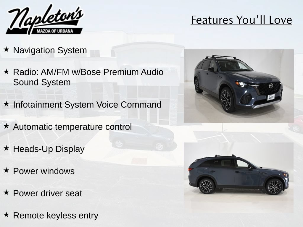 New 2025 MAZDA CX-70 Plug-In Hybrid w/ Premium Pkg AWD/4WD image 7