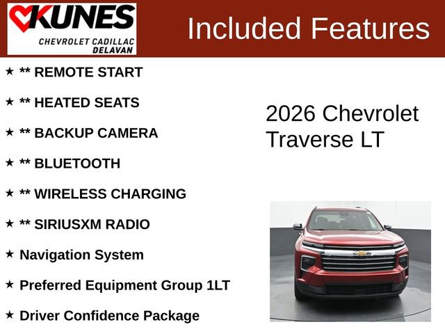 New 2026 Chevrolet Traverse LT w/ Driver Confidence Package image 6