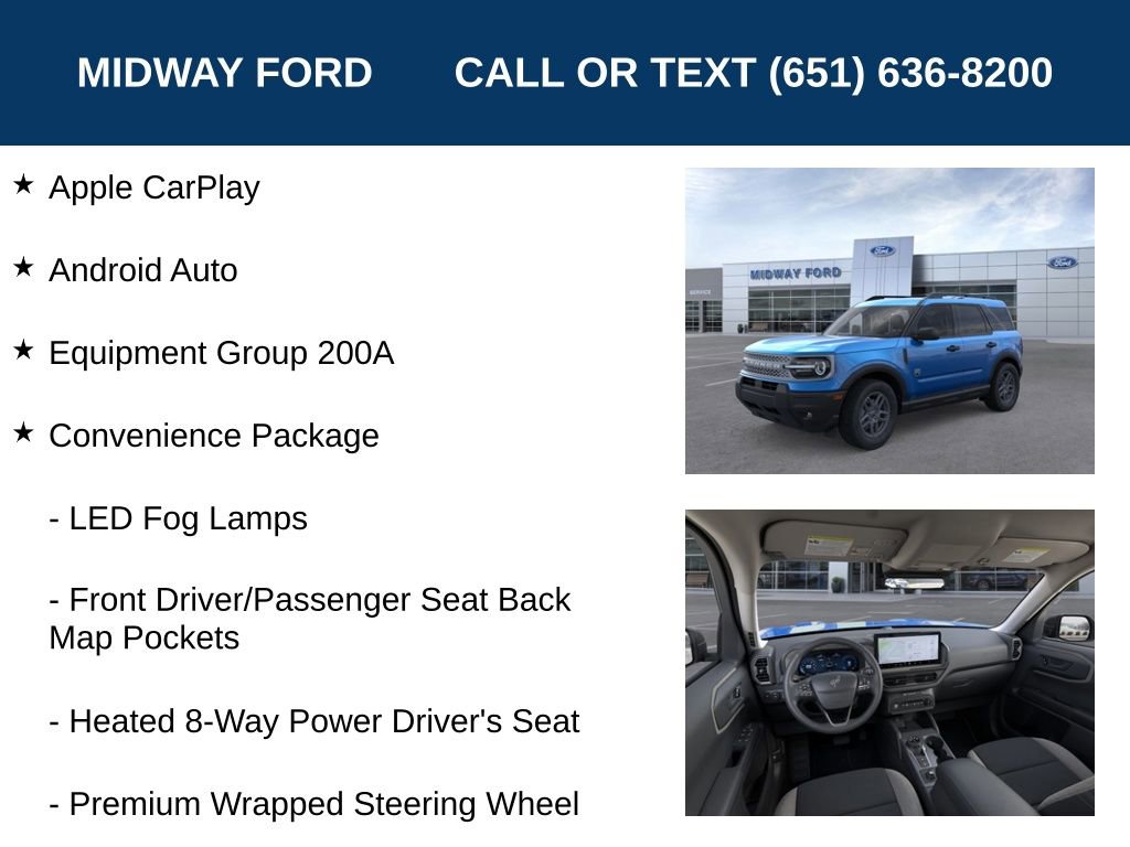 Used 2025 Ford Bronco Sport Big Bend w/ Convenience Package image 7
