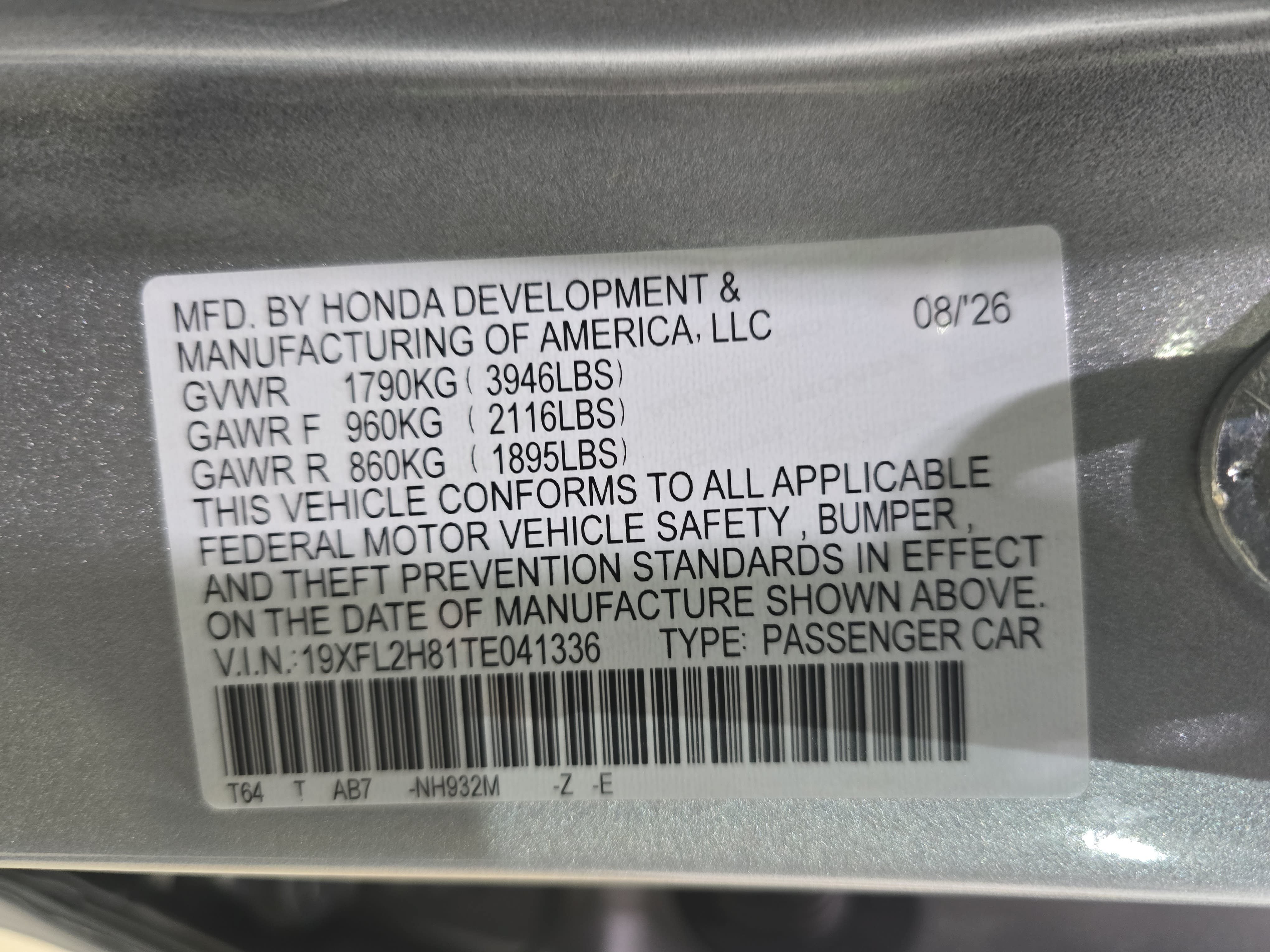 New 2026 Honda Civic Sport image 31