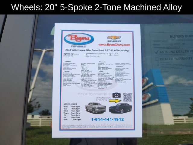 Used 2024 Volkswagen Atlas Cross Sport SE FWD image 12