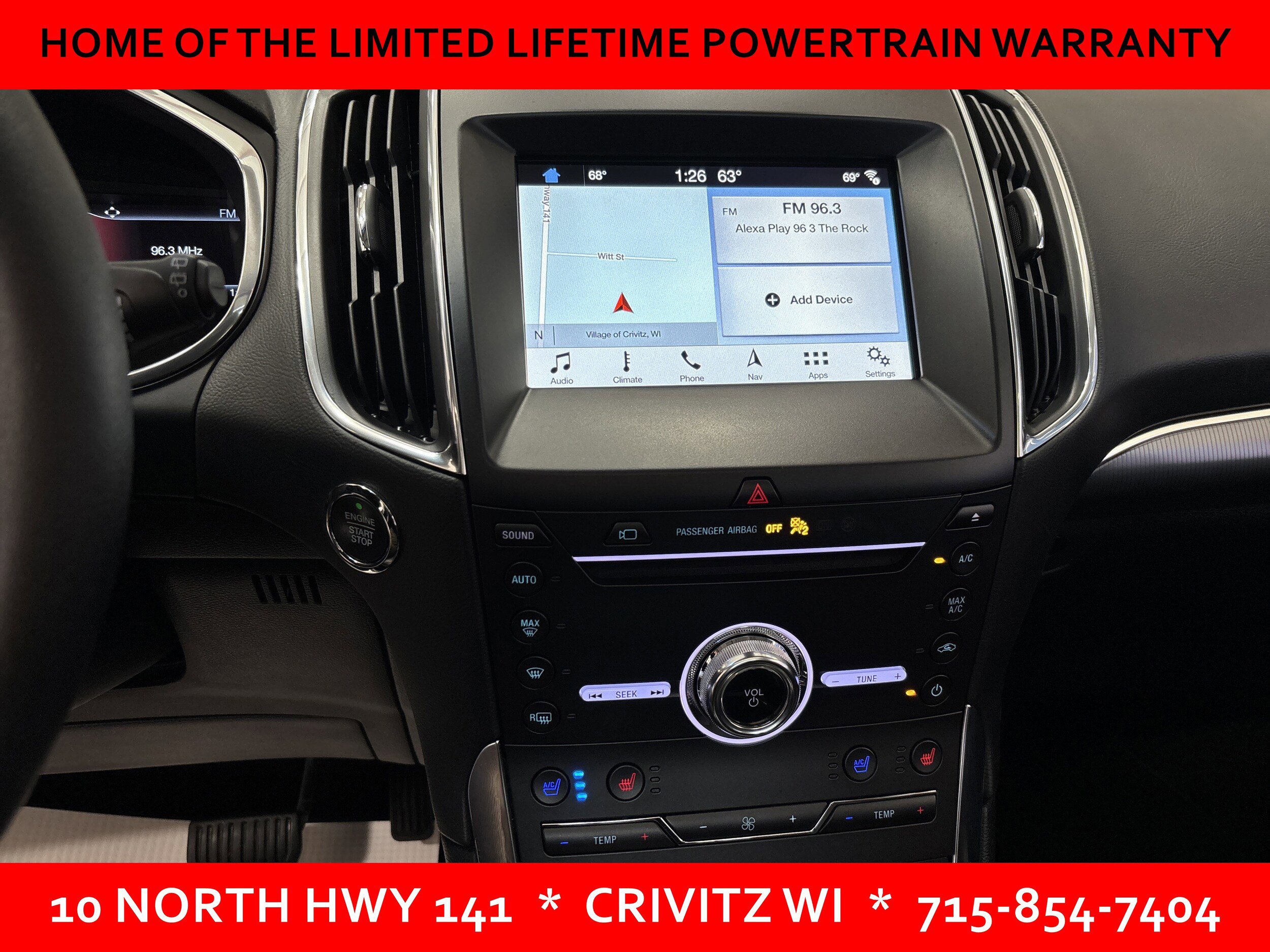 Used 2019 Ford Edge Titanium w/ Equipment Group 301A AWD/4WD image 12