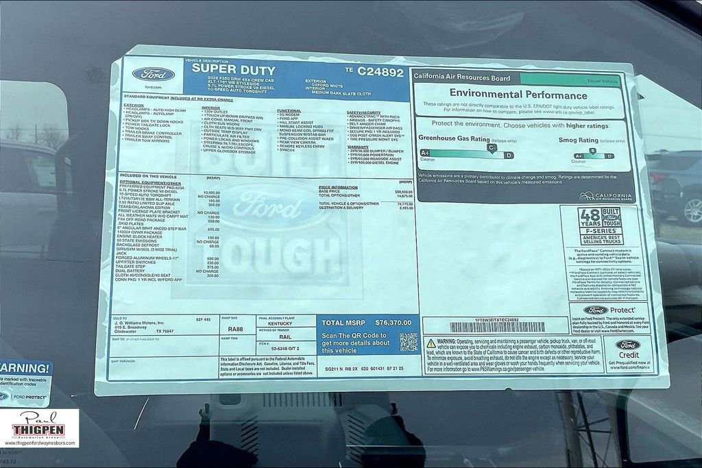 New 2026 Ford F350 XLT w/ FX4 Off-Road Package AWD/4WD image 14