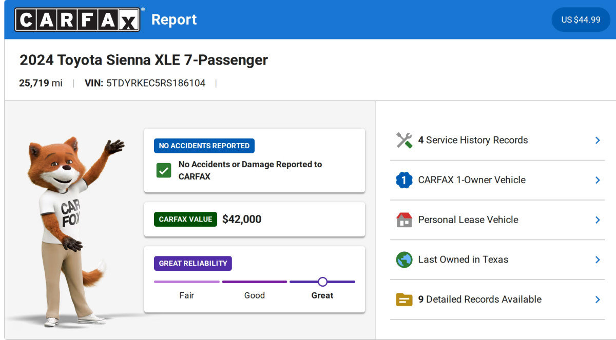 Used 2024 Toyota Sienna XLE FWD image 6