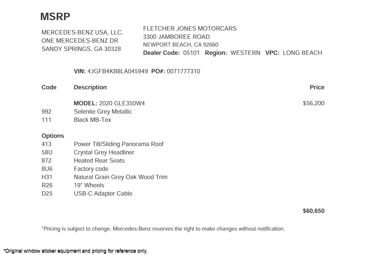 Used 2020 Mercedes-Benz GLE 350 4MATIC image 2