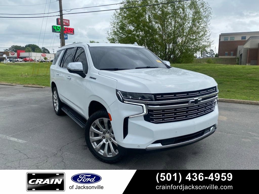 Used 2021 Chevrolet Tahoe Premier w/ Texas Edition RWD image 1