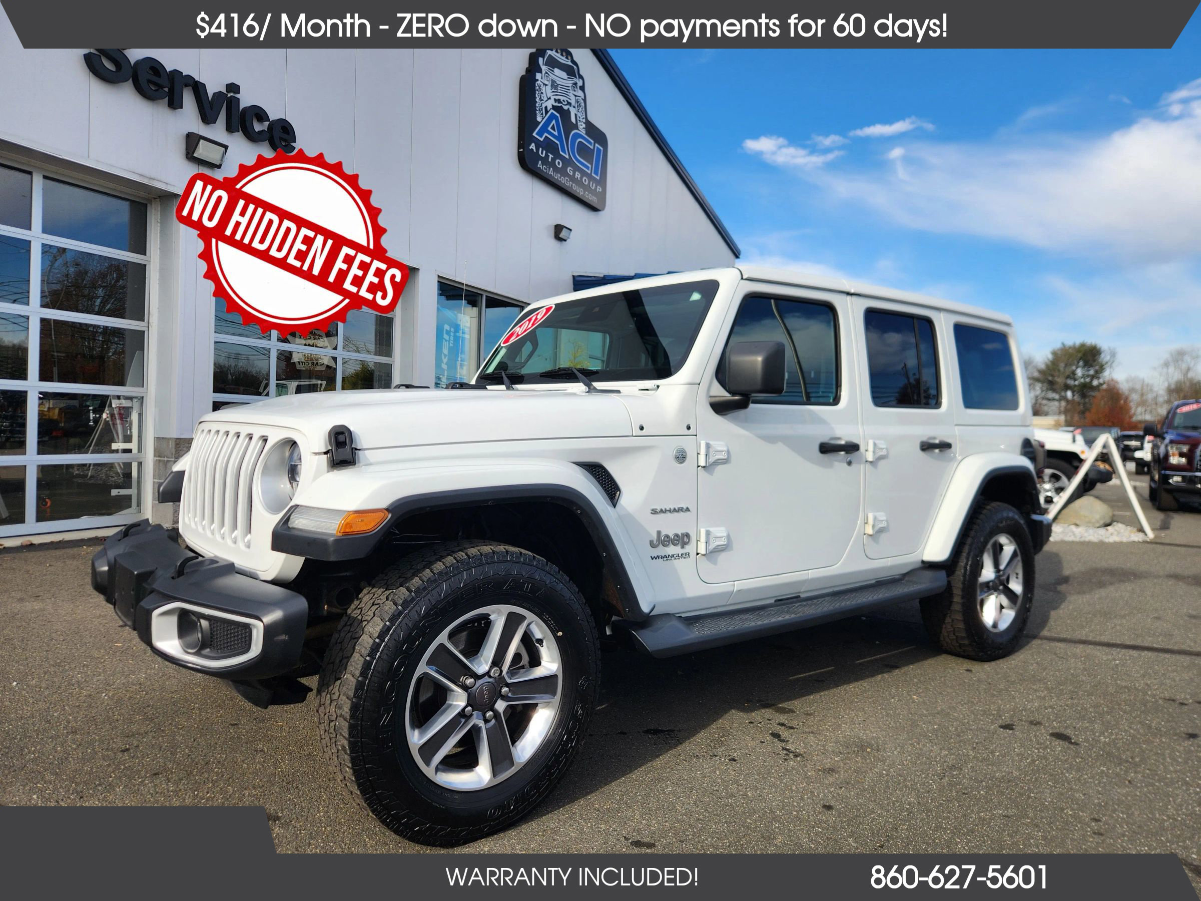 Used 2019 Jeep Wrangler Unlimited Sahara w/ Dual Top Group image 1