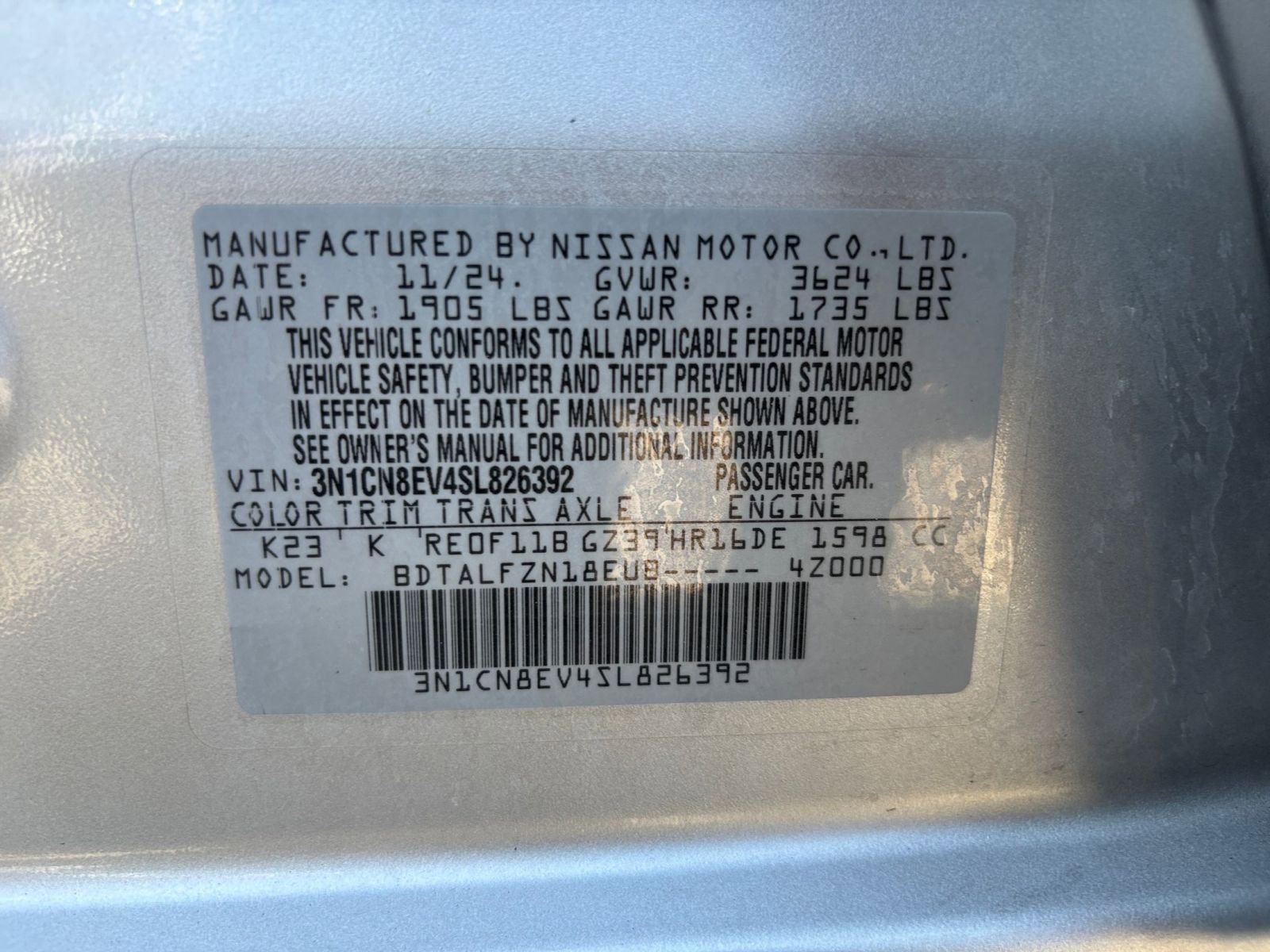 Used 2025 Nissan Versa SV image 27