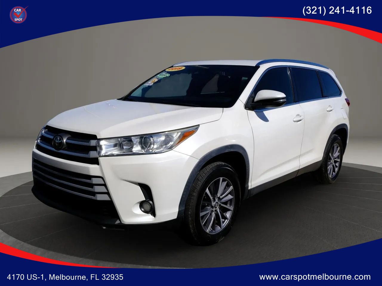 Used 2019 Toyota Highlander XLE image 1