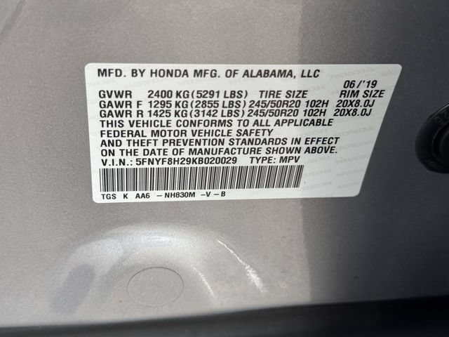 Certified 2019 Honda Passport Sport image 17