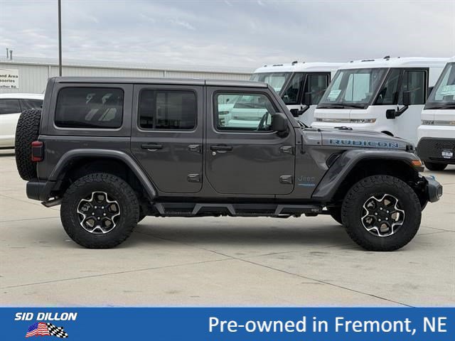 Used 2021 Jeep Wrangler Unlimited Rubicon 4xe w/ Cold Weather Group AWD/4WD image 3