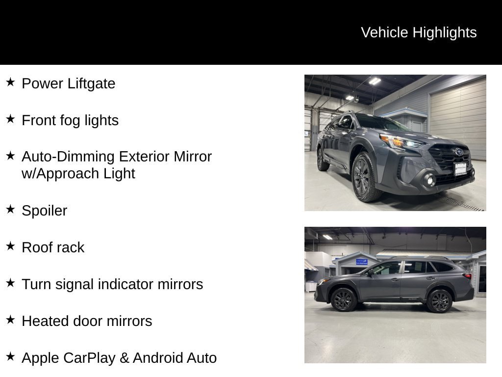 Certified 2025 Subaru Outback Onyx Edition XT AWD/4WD image 14