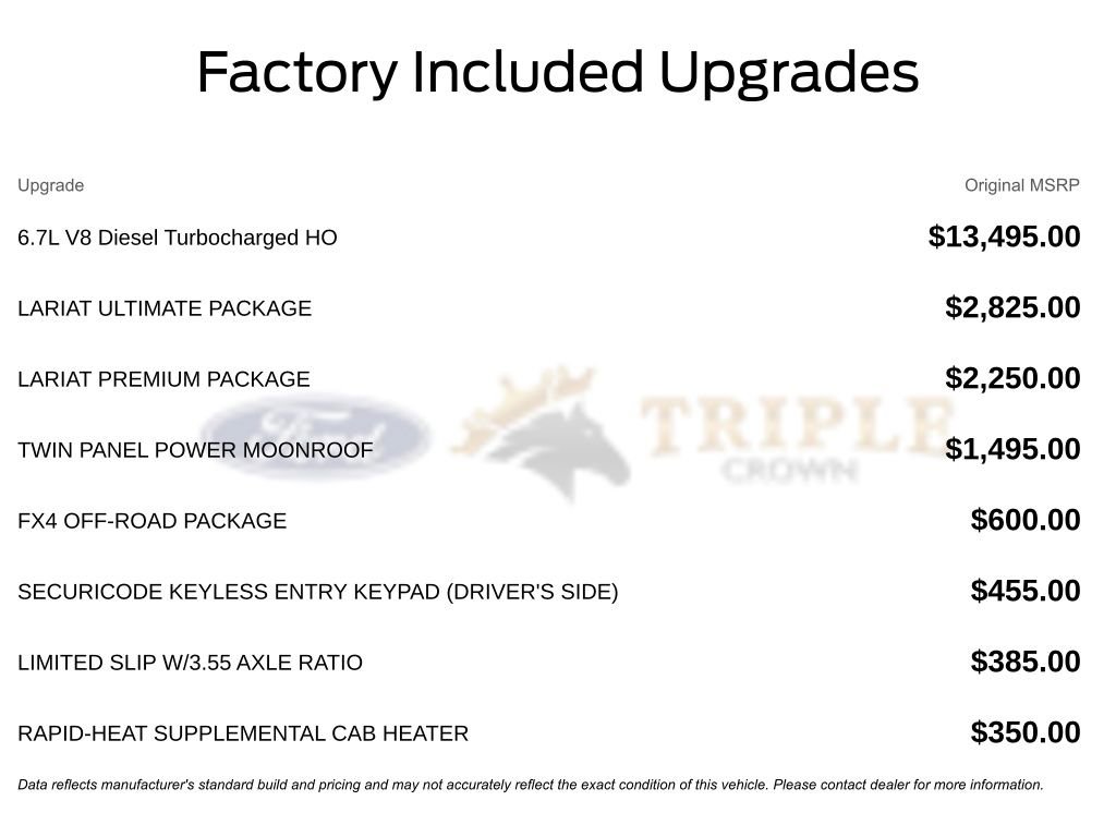 New 2026 Ford F350 Lariat w/ Lariat Ultimate Package AWD/4WD image 11