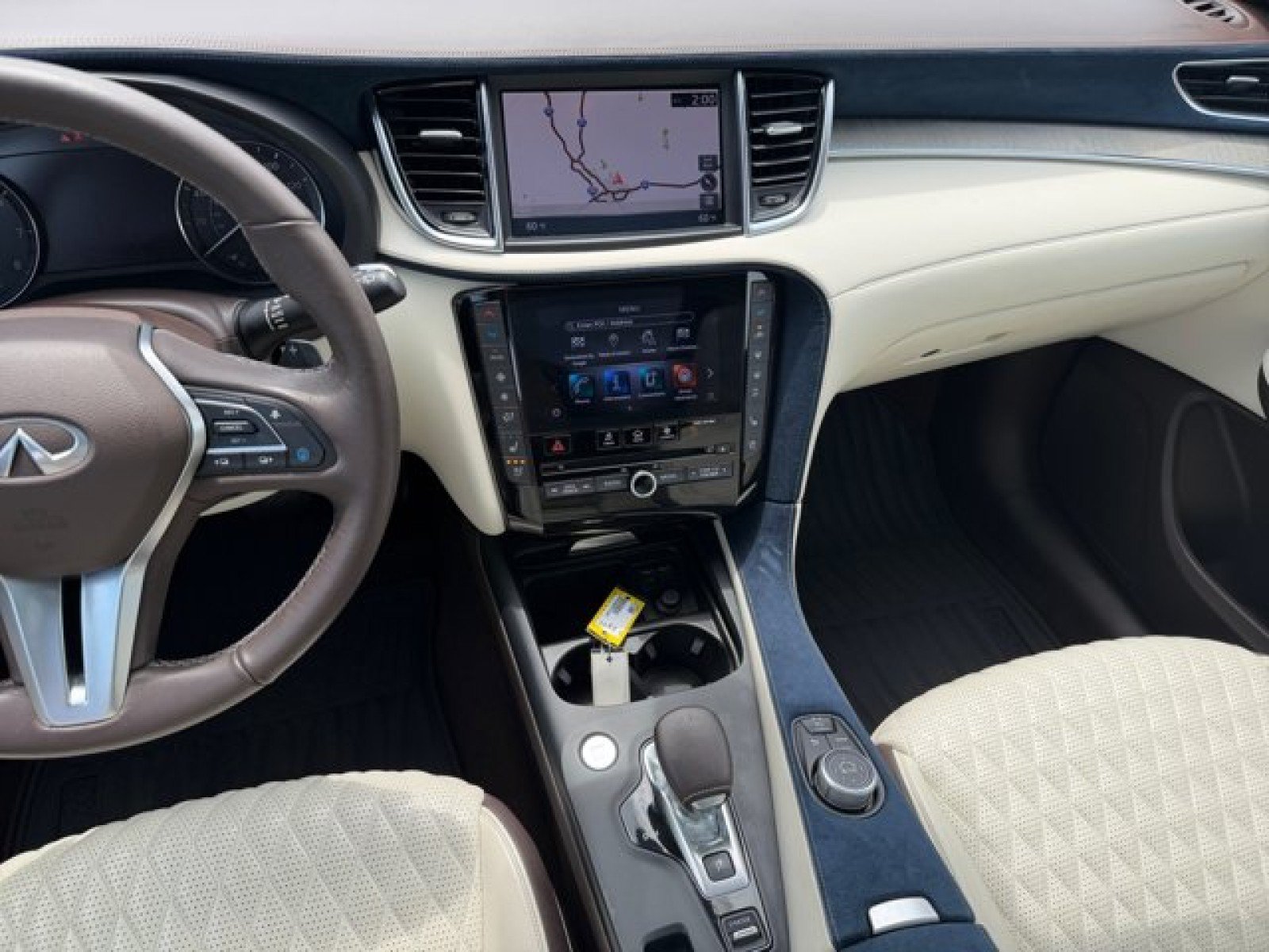 Certified 2021 INFINITI QX50 Autograph w/ Premium White Leather Package AWD/4WD image 14