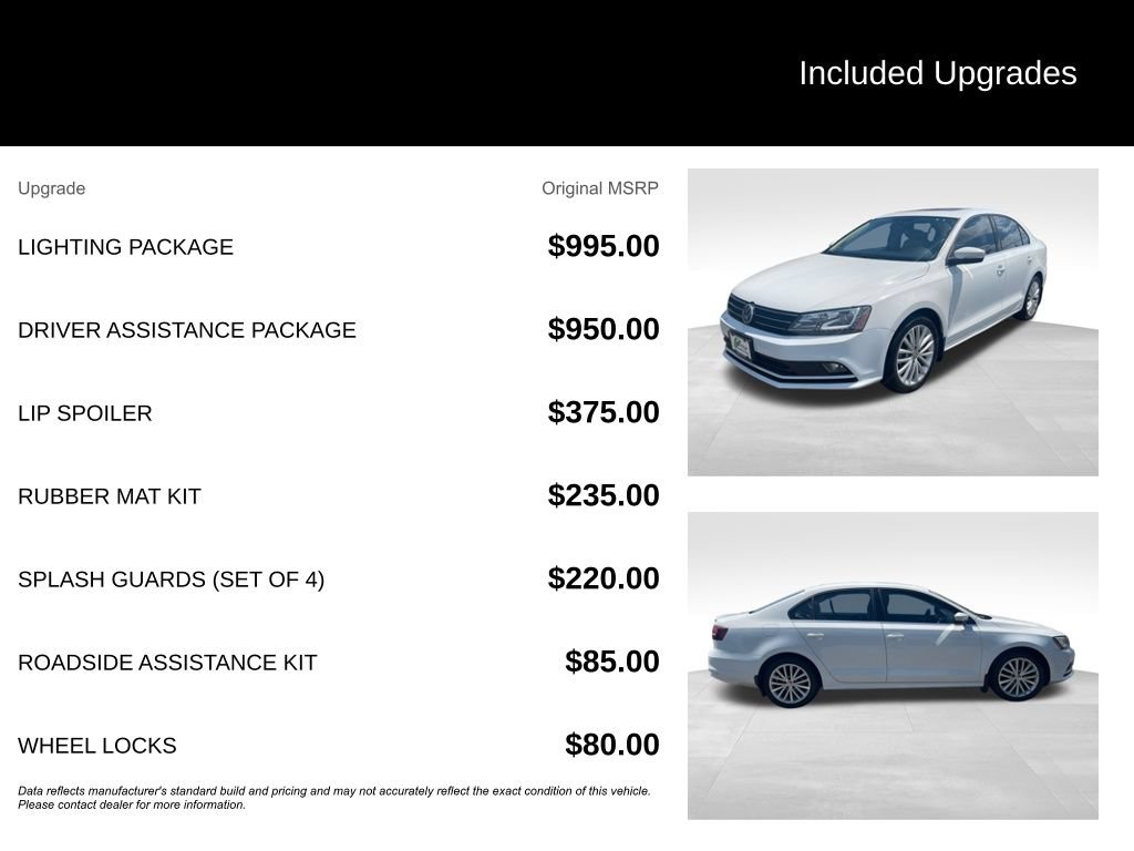 Used 2016 Volkswagen Jetta SEL w/ Lighting Package FWD image 10