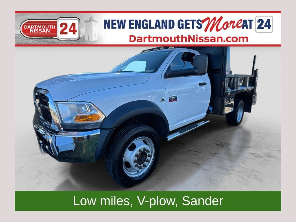 Used 2011 RAM 5500 4x4 Regular Cab w/ HD Snow Plow Prep Group image 1