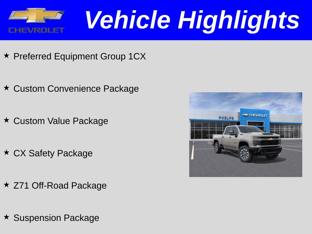 New 2026 Chevrolet Silverado 2500 Custom w/ Custom Value Package AWD/4WD image 2