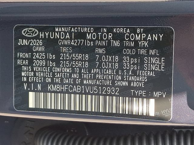 New 2027 Hyundai Kona SEL Sport AWD/4WD image 11
