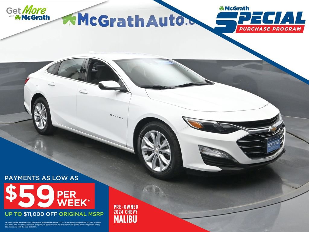 Certified 2024 Chevrolet Malibu LT image 1