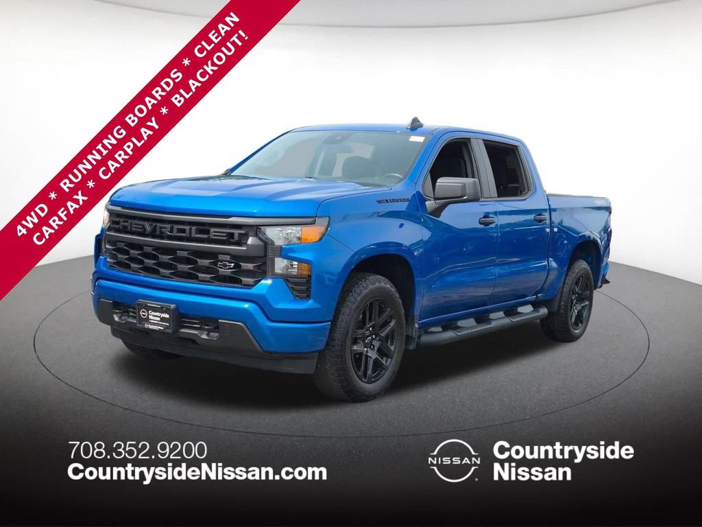 Used 2024 Chevrolet Silverado 1500 Custom w/ Turbomax Blackout Package
