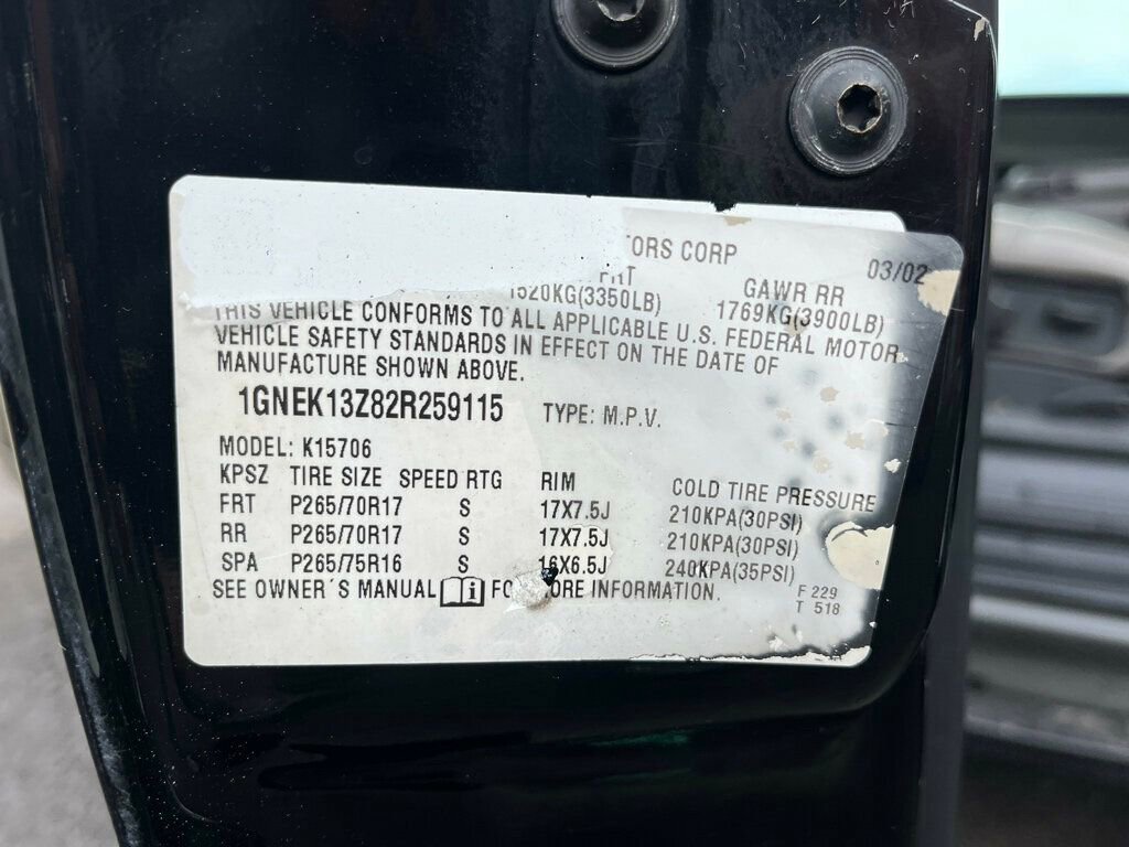 Used 2002 Chevrolet Tahoe Z71 image 53