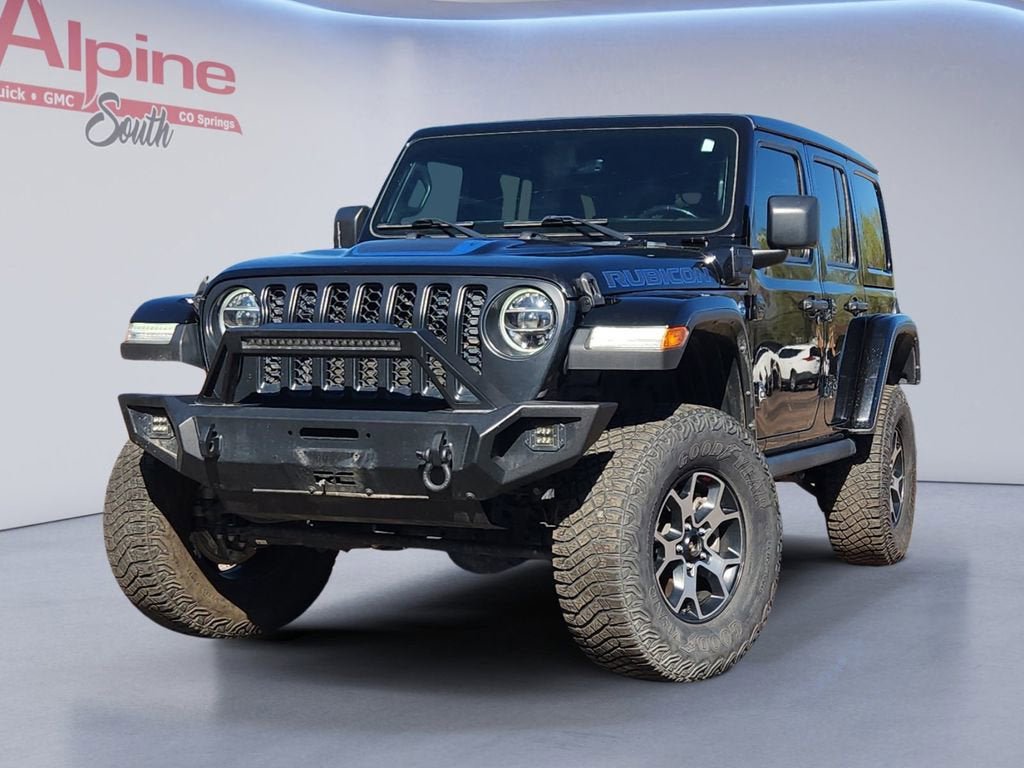 Used 2022 Jeep Wrangler Unlimited Rubicon 4xe w/ Cold Weather Group AWD/4WD image 1