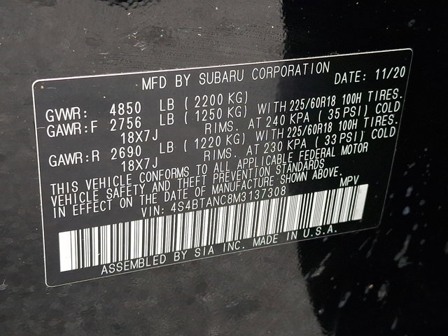 Used 2021 Subaru Outback Limited w/ Popular Package #2 image 31