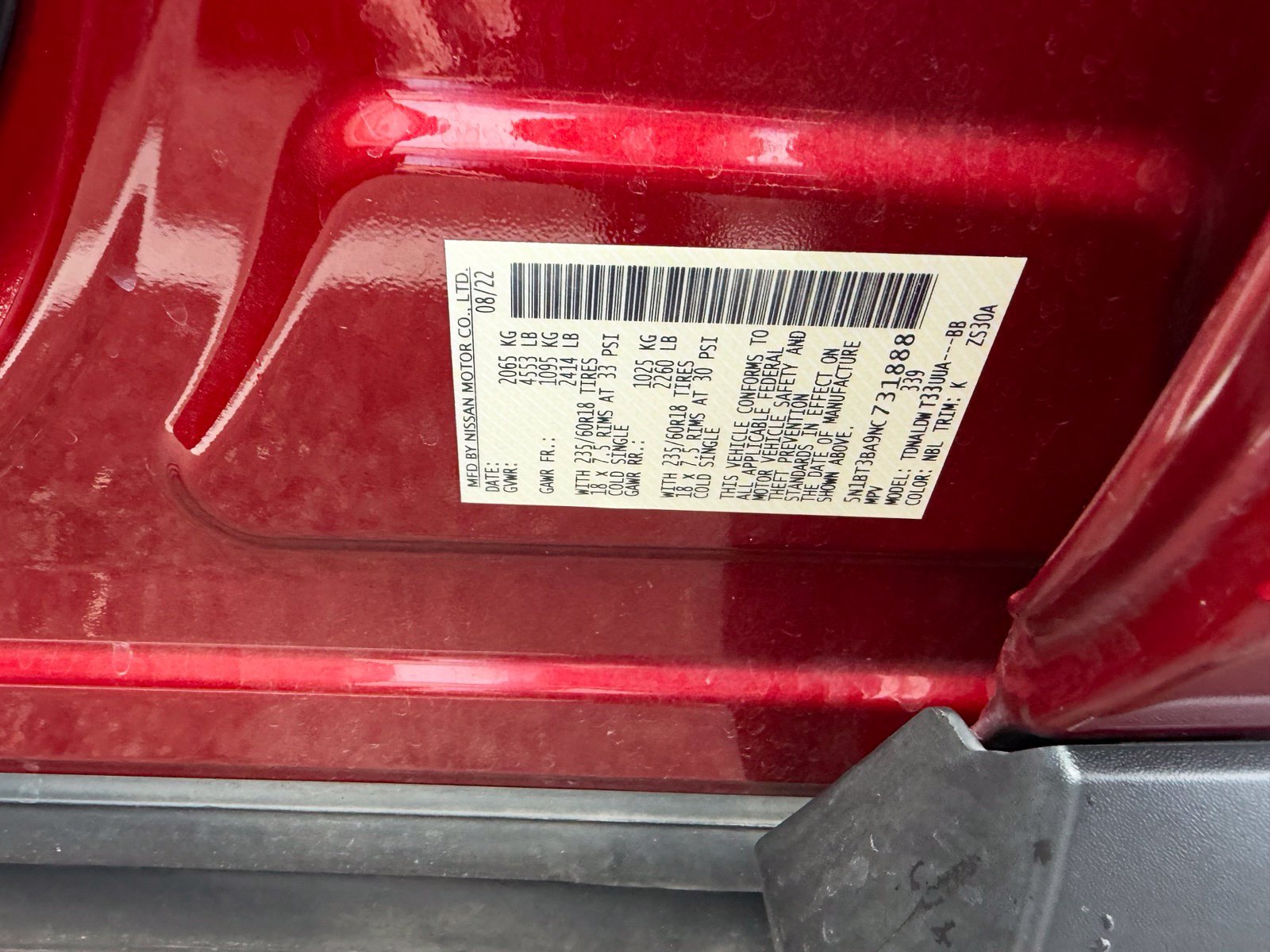 Certified 2022 Nissan Rogue SV FWD image 9
