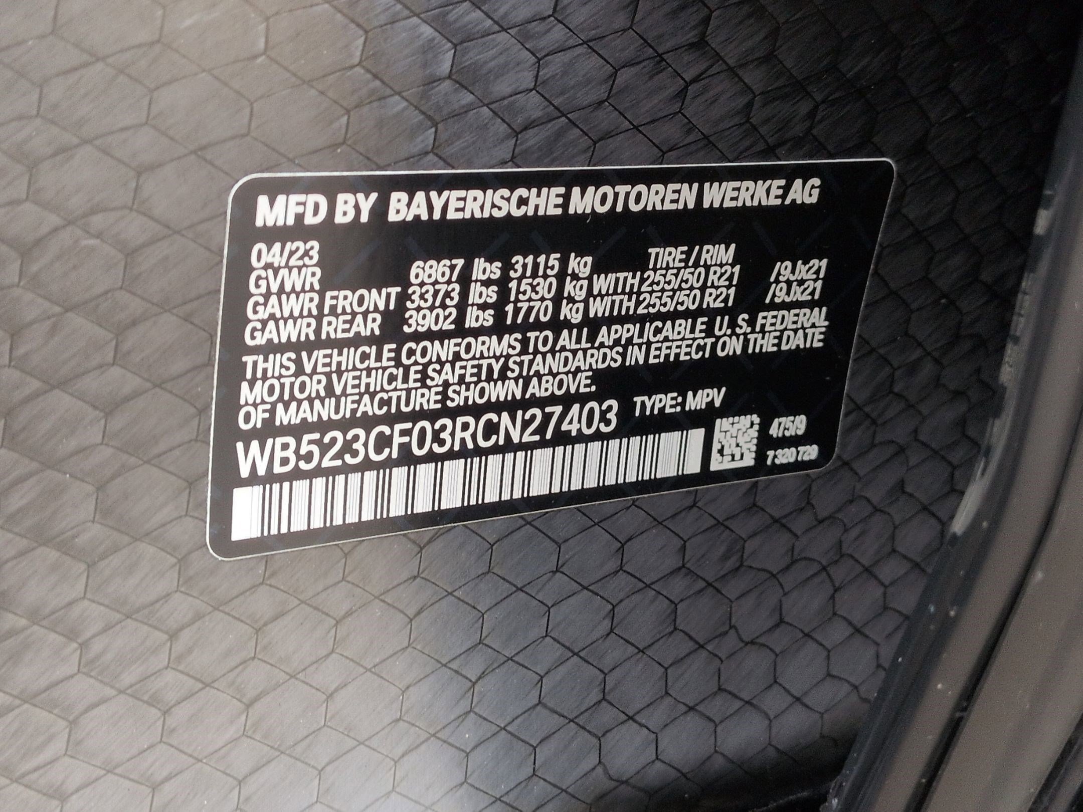 Used 2024 BMW iX xDrive50 w/ Sport Package image 34