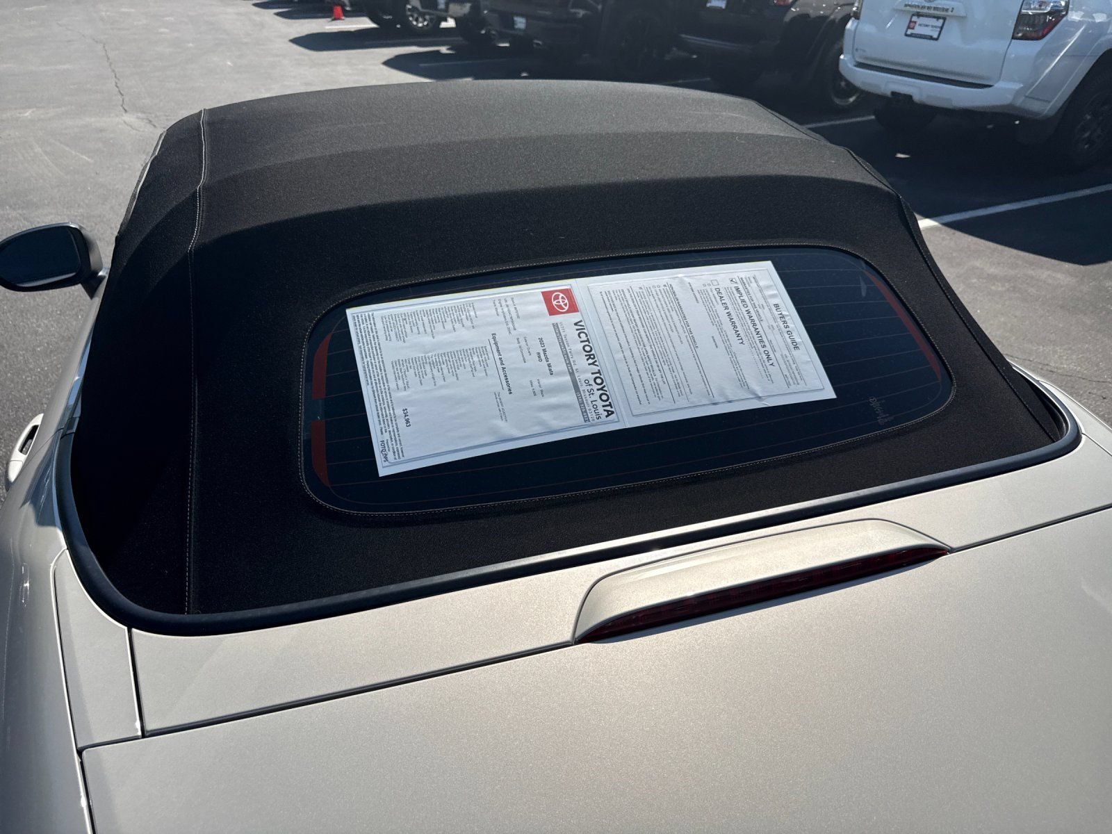 Used 2023 MAZDA MX-5 Miata Club w/ Weather Package RWD image 18