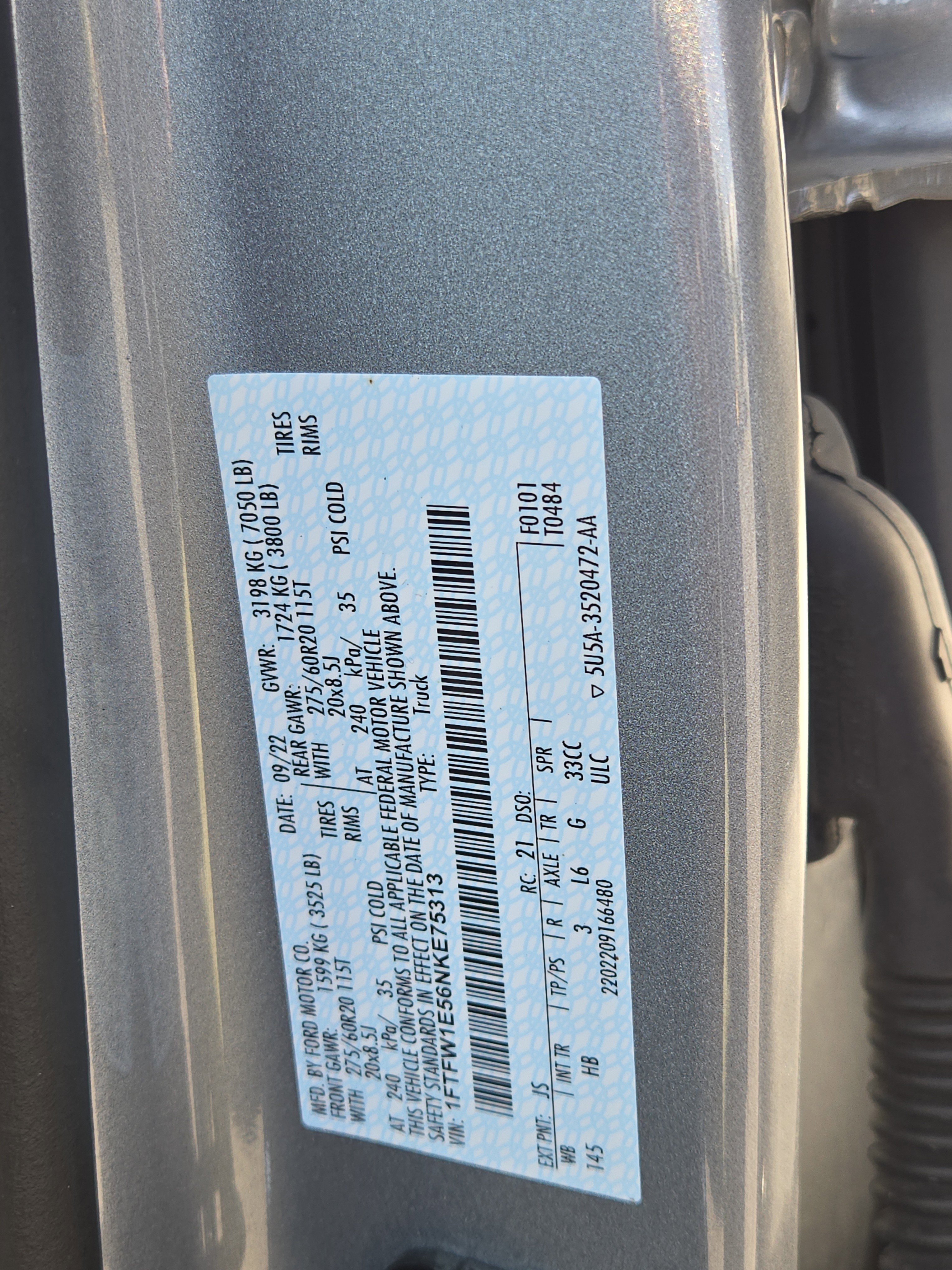 Used 2022 Ford F150 Lariat w/ Max Trailer Tow Package image 18