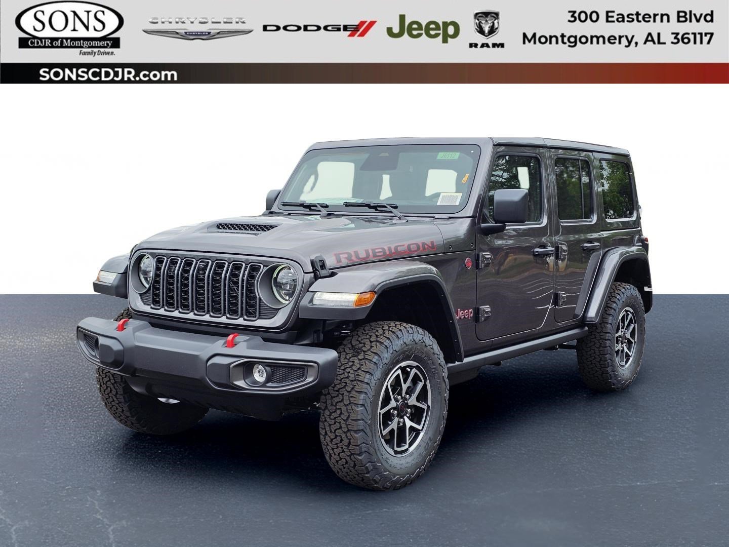 New 2026 Jeep Wrangler Unlimited Rubicon w/ Safety Group AWD/4WD image 1