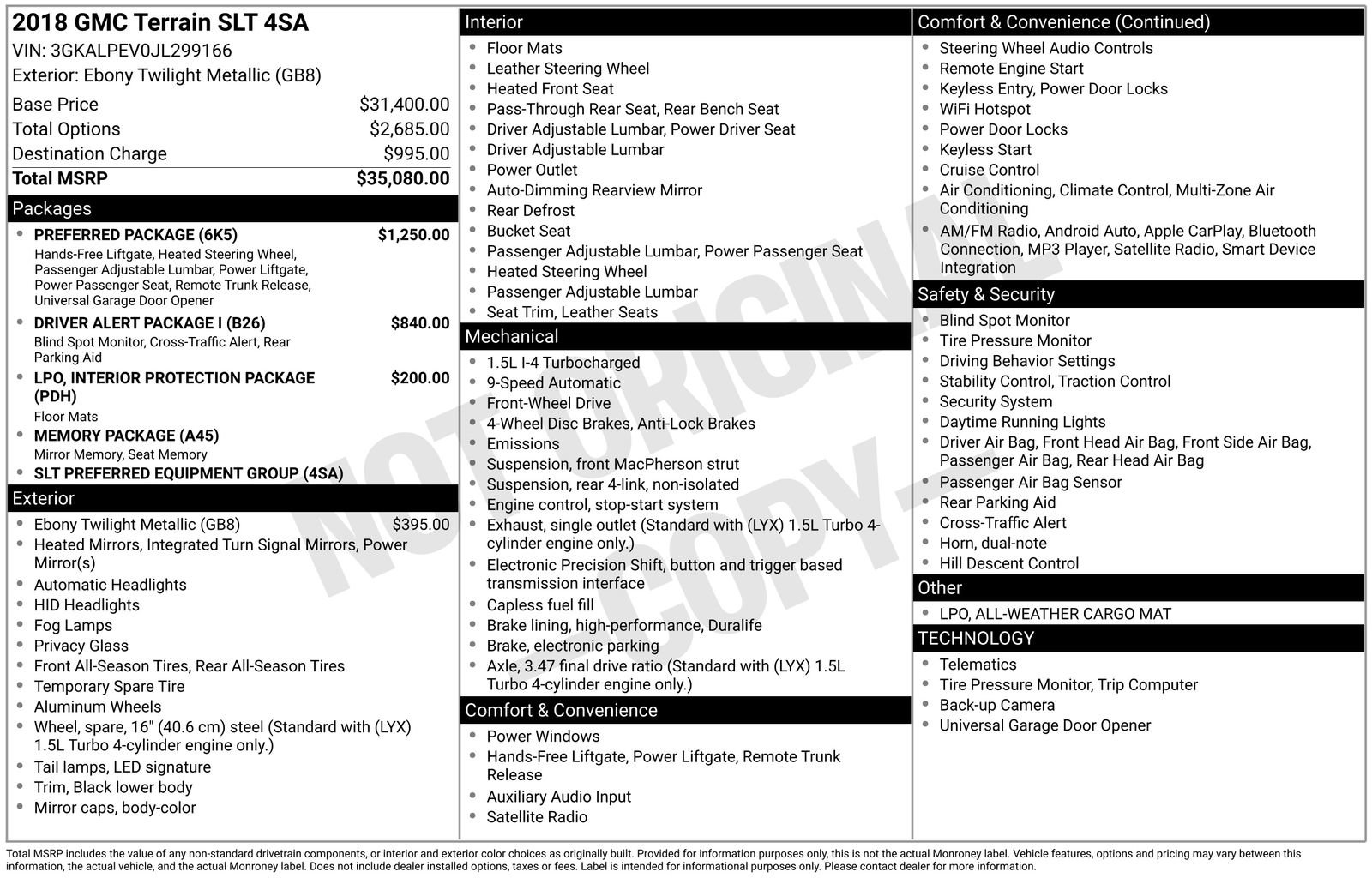 Used 2018 GMC Terrain SLT w/ Preferred Package image 6