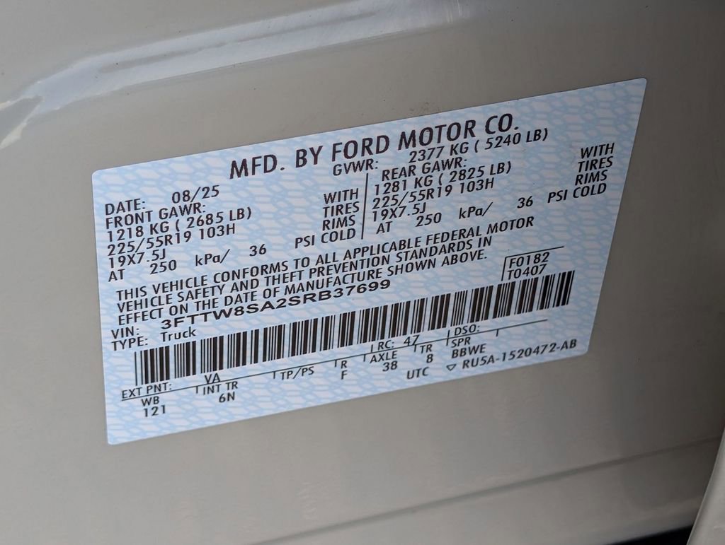 New 2025 Ford Maverick Lariat AWD/4WD image 52