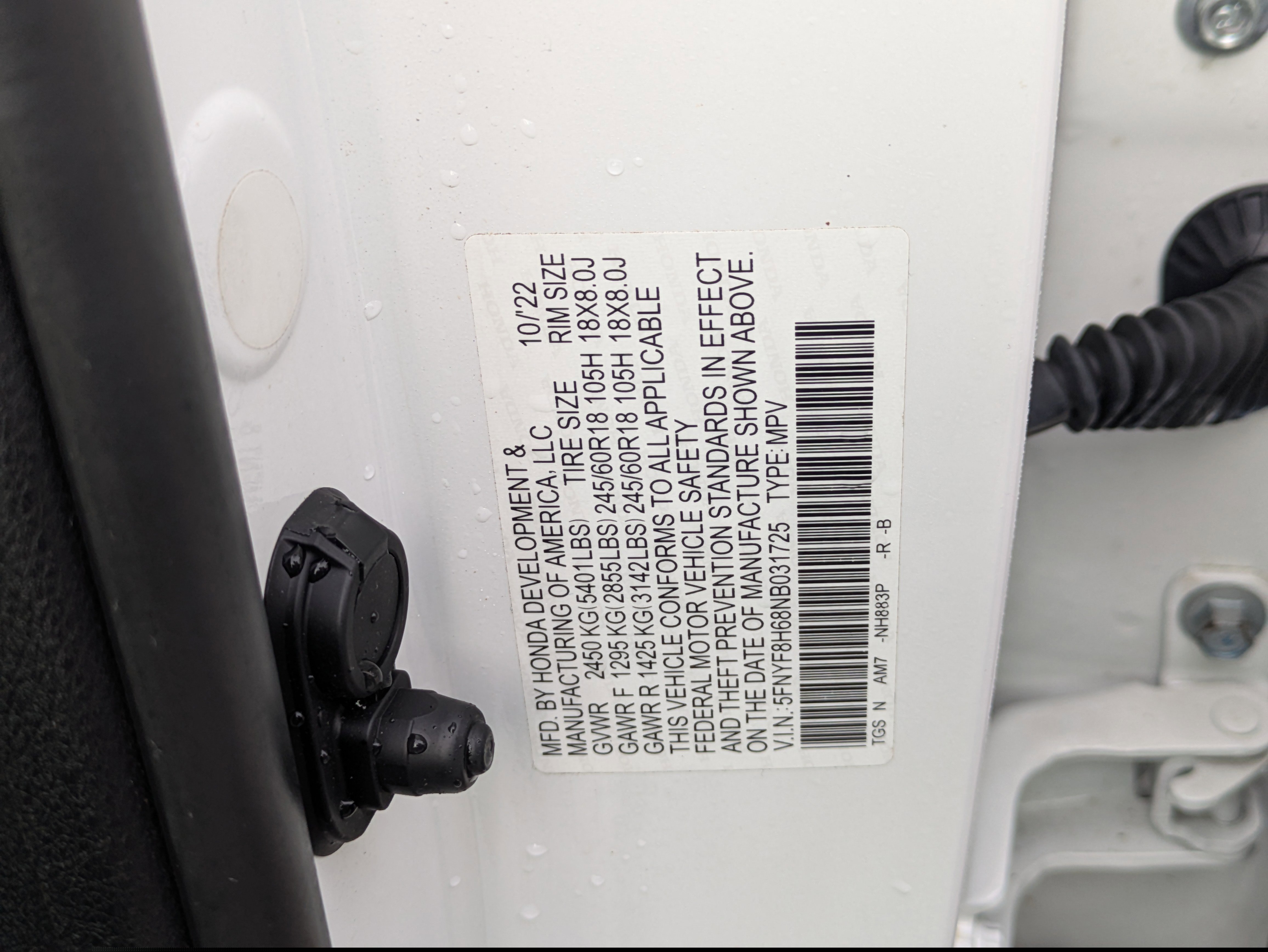 Certified 2022 Honda Passport TrailSport image 41