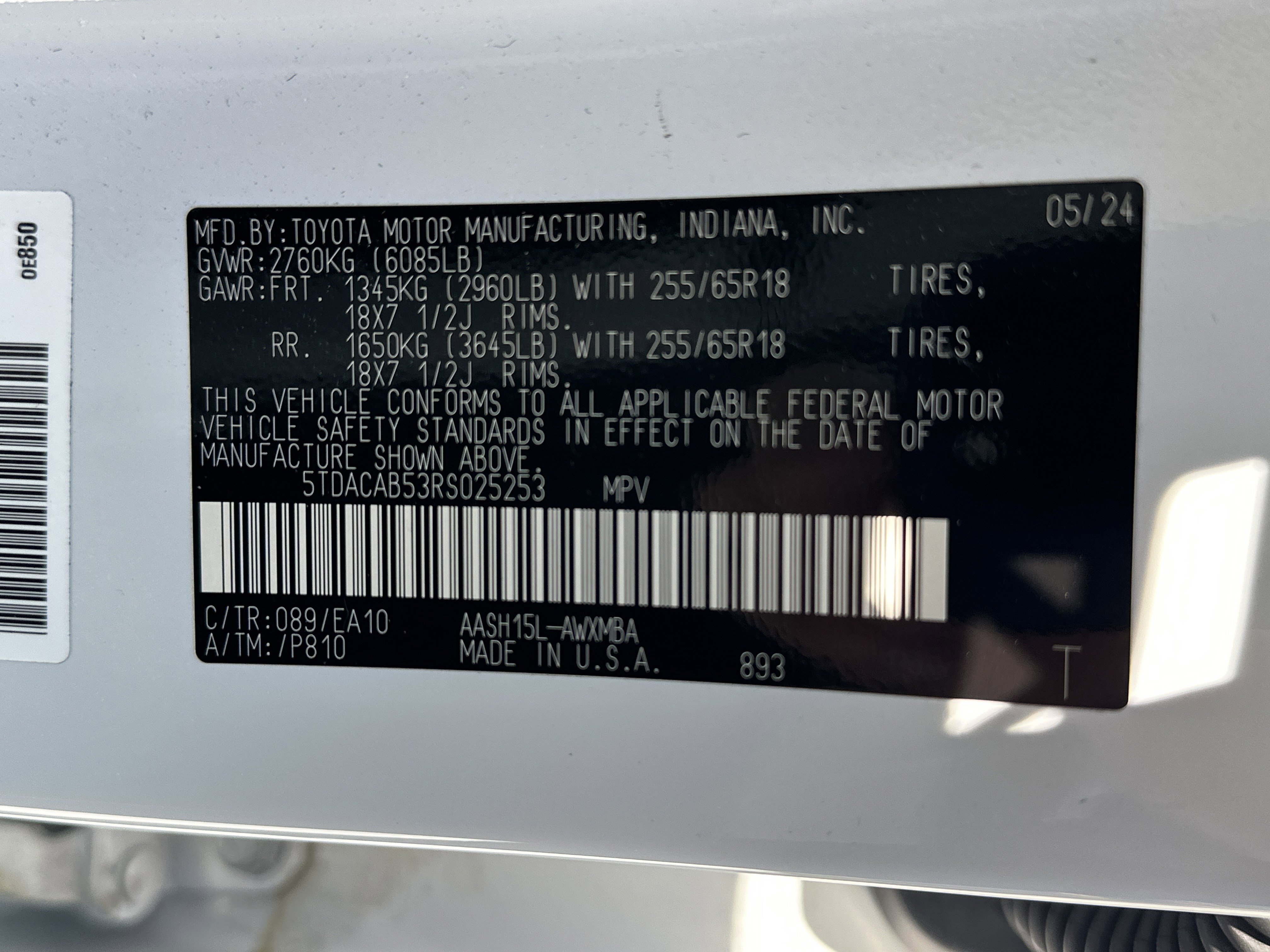 Certified 2024 Toyota Grand Highlander AWD Hybrid image 36