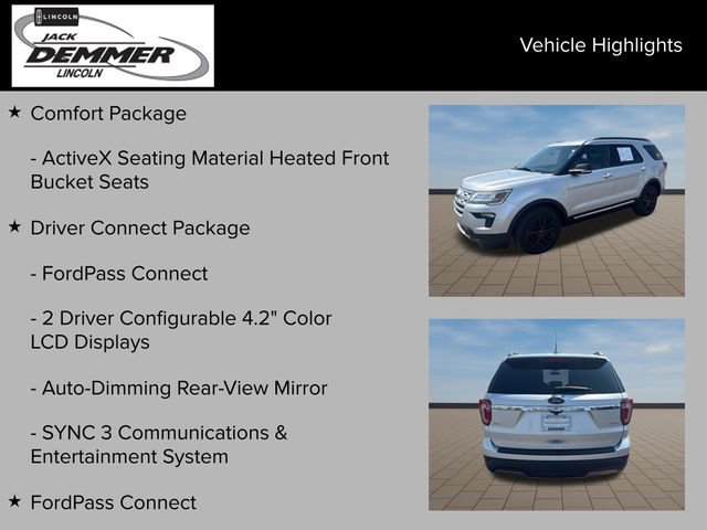 Used 2019 Ford Explorer XLT w/ Equipment Group 202A AWD/4WD image 26