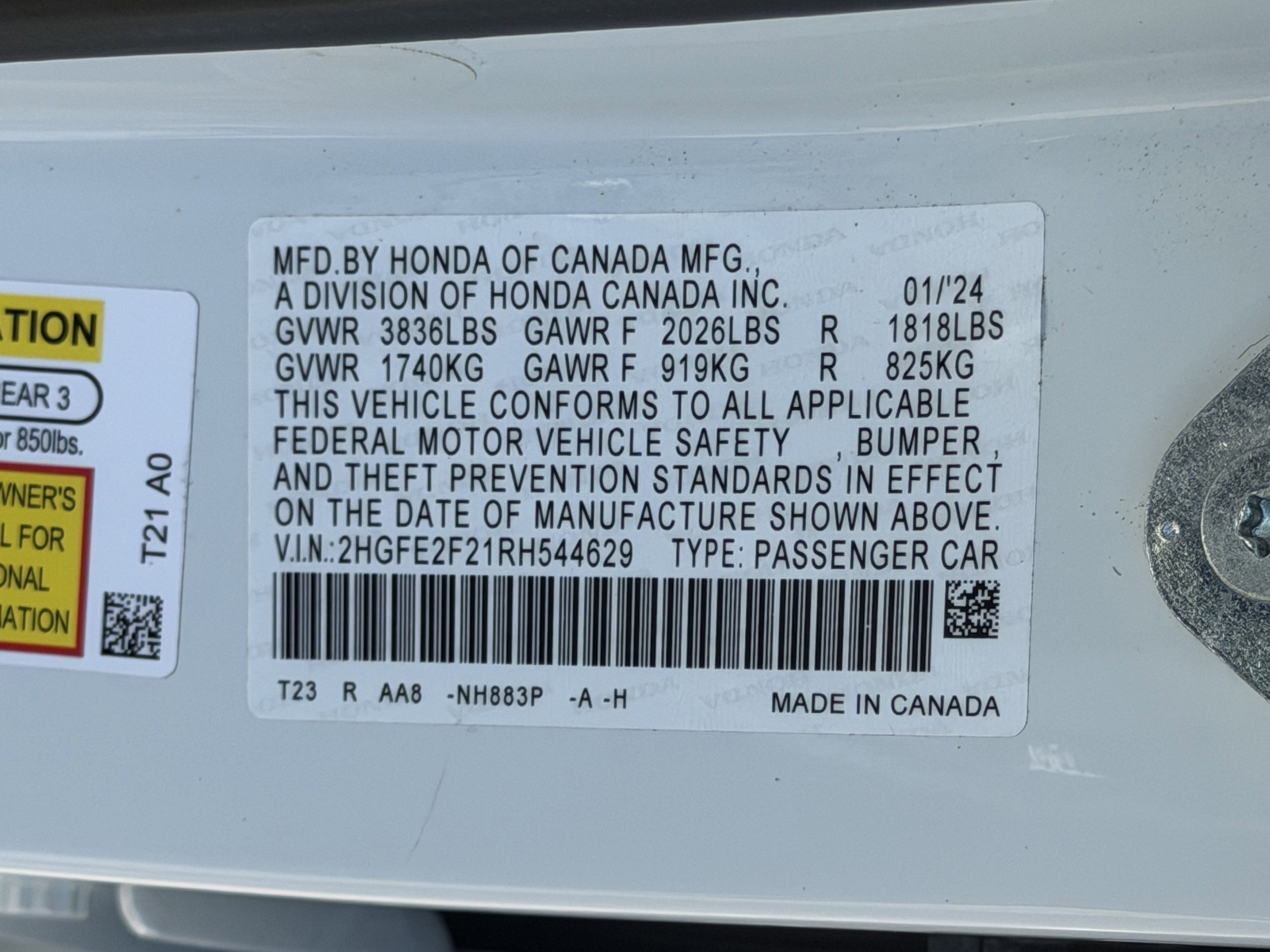 Used 2024 Honda Civic LX image 28