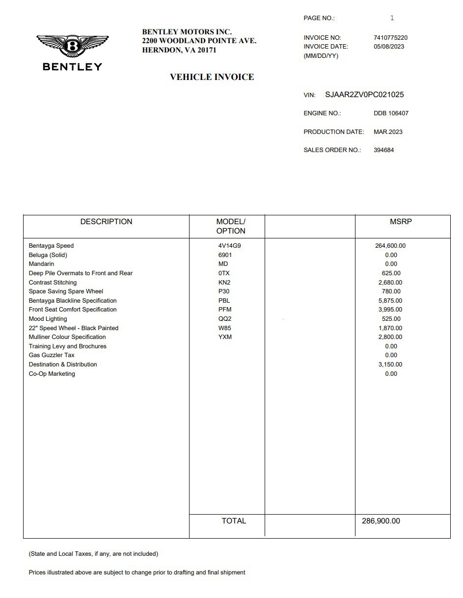 Certified 2023 Bentley Bentayga Speed image 32