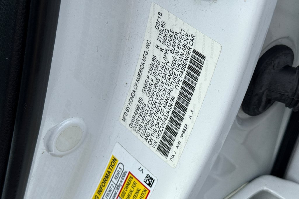Used 2018 Honda Accord EX image 27