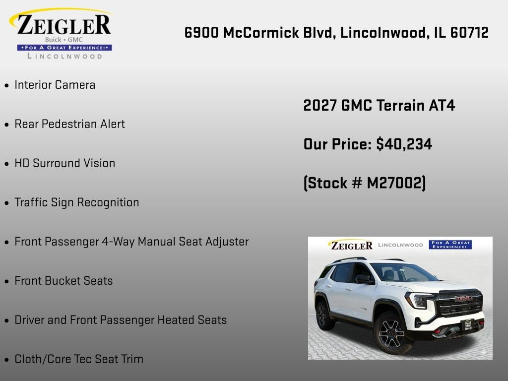 New 2027 GMC Terrain AT4 w/ Technology Package II AWD/4WD image 18