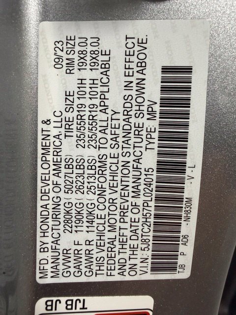 Used 2023 Acura RDX w/ Technology Package AWD/4WD image 32