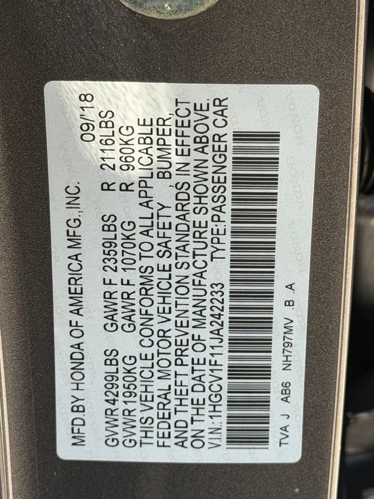 Used 2018 Honda Accord LX image 22