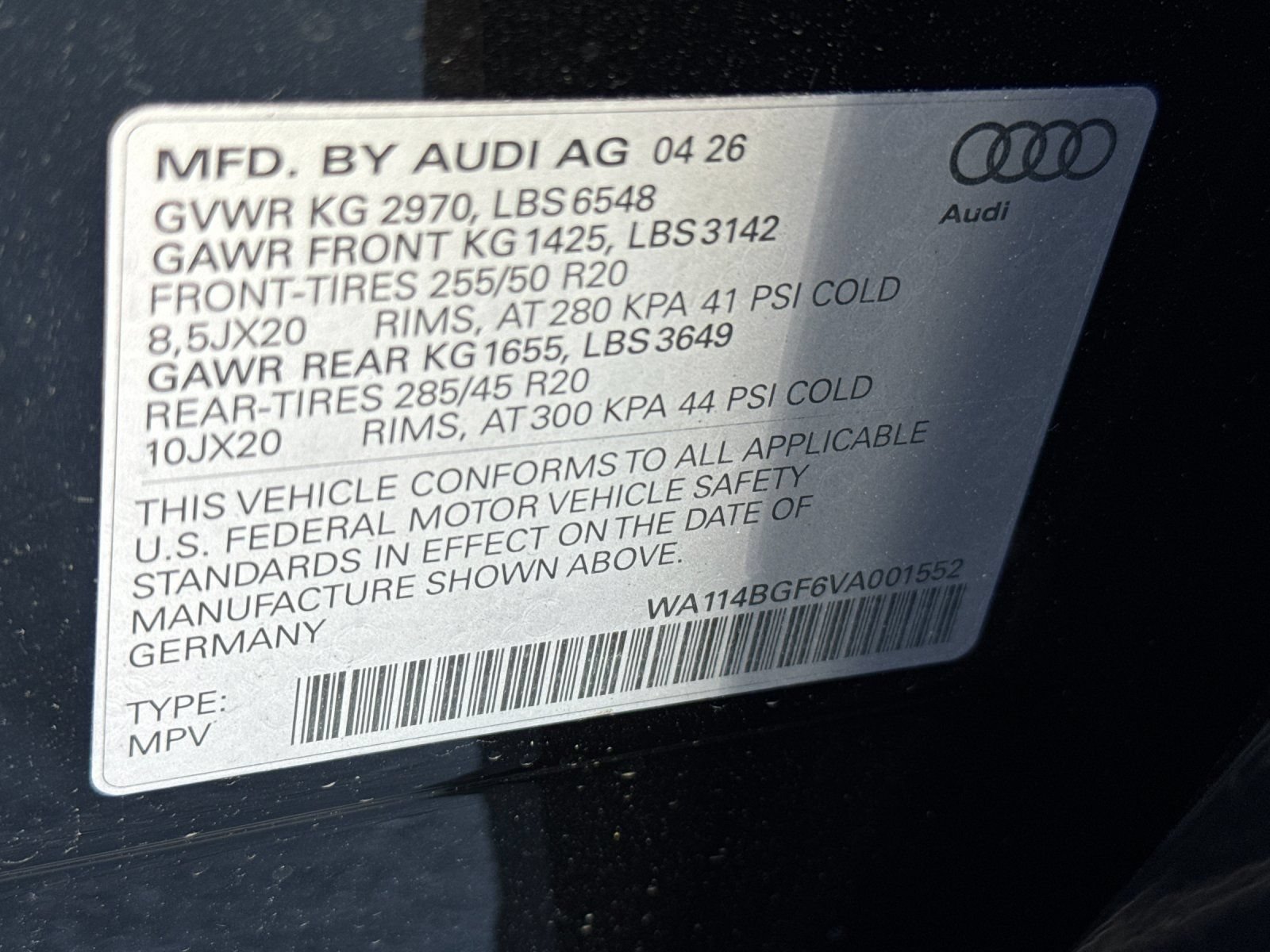 New 2027 Audi Q6 e-tron Premium AWD/4WD image 29